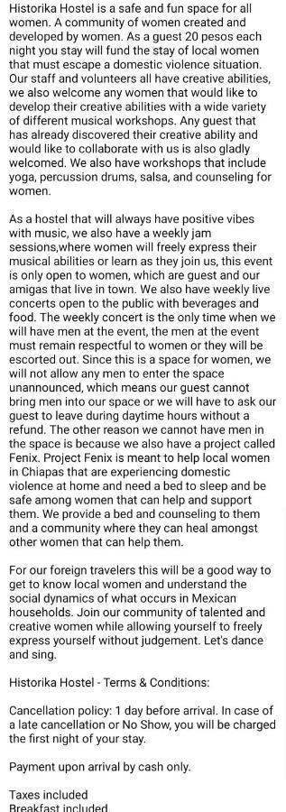 Historika Hostel Cultural San Cristóbal de Las Casas Εξωτερικό φωτογραφία